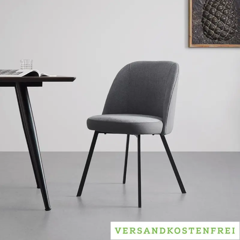 Stuhl 'Danielle', grau