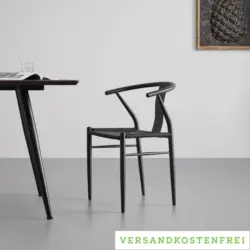 Stuhl 'Monica', schwarz