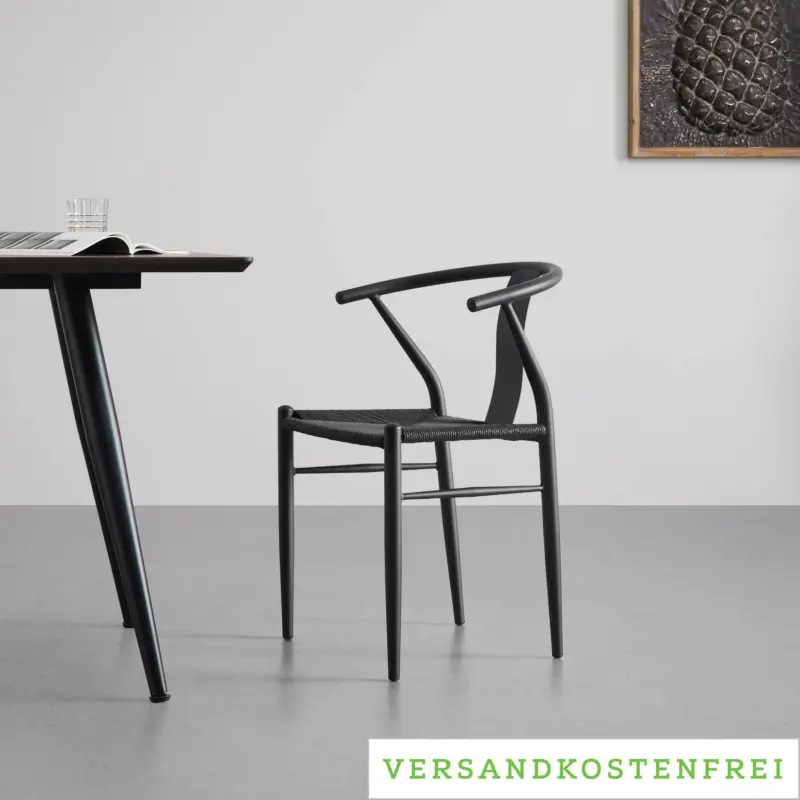 Stuhl 'Monica', schwarz