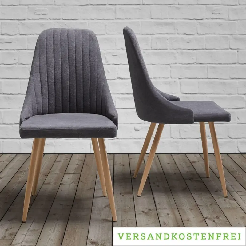Stuhl 'Beatrix', grau