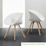 mömax Armlehnstuhl 'Emely', weiß