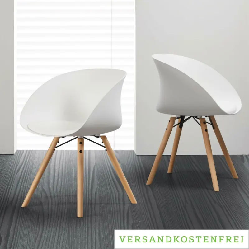 Armlehnstuhl 'Emely', weiß