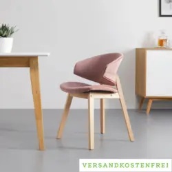 Armlehnstuhl 'Nora', rosa