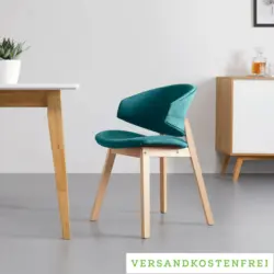 Armlehnstuhl 'Nora', grün