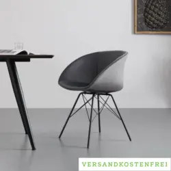 Armlehnstuhl 'Karla', grau