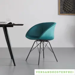 Armlehnstuhl 'Karla', petrol