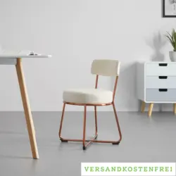 Stuhl 'Pamela', beige