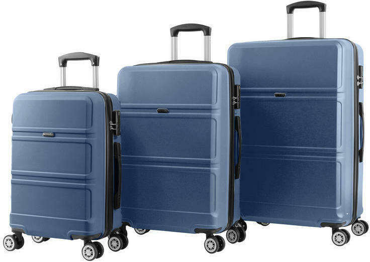 Reisekofferset Blau 3Tlg.