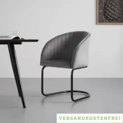 Schwingstuhl 'Julia', dunkelgrau