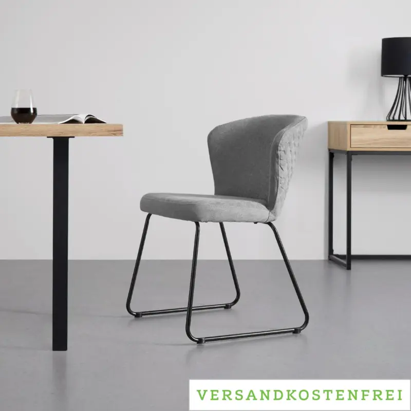 Stuhl 'Tiffany', grau