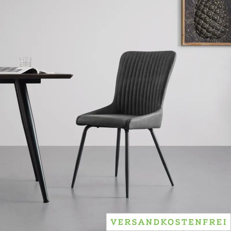 Stuhl 'Pippo', dunkelgrau
