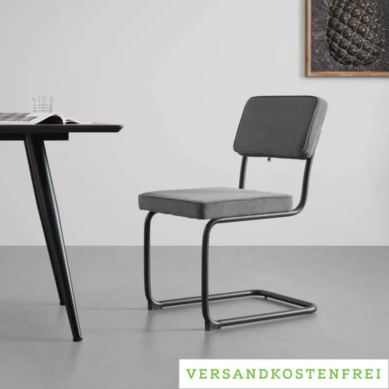 Schwingstuhl 'Rossi', grau