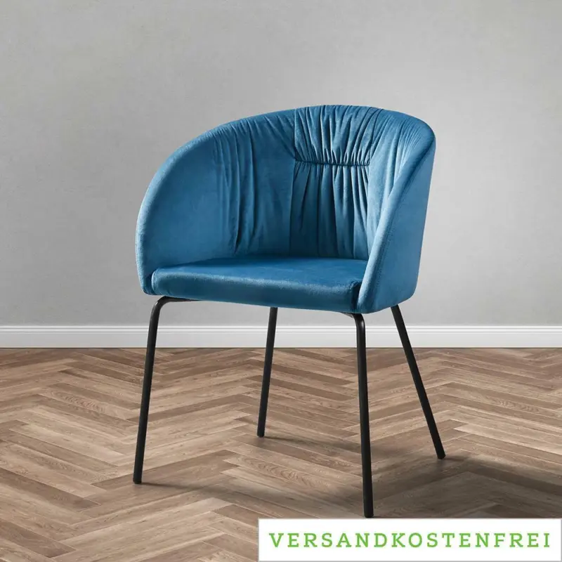 Armlehnstuhl 'Vani', blau