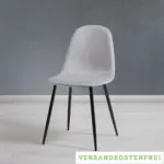 mömax Stuhl 'Lio', hellgrau