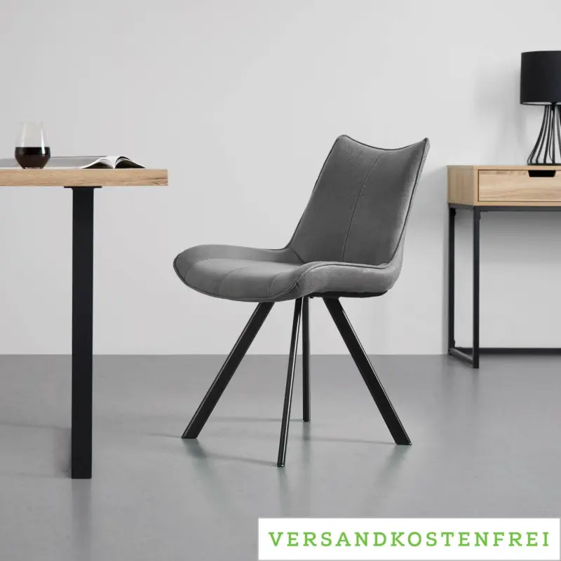 Stuhl 'Melina', grau