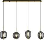 mömax Hängeleuchte Blacky I in Messingfarben max. 40 Watt