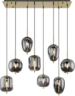 mömax Hängeleuchte Blacky I in Messingfarben max. 40 Watt