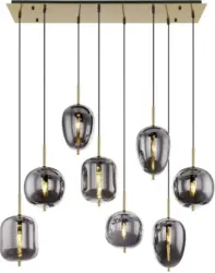 Hängeleuchte Blacky I in Messingfarben max. 40 Watt