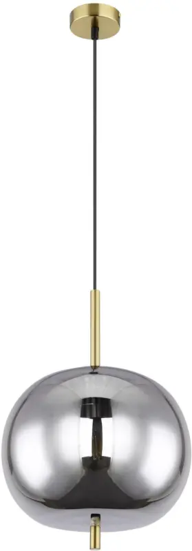 Hängeleuchte Blacky I in Messingfarben max. 60 Watt