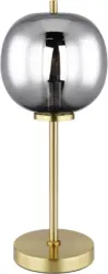 Tischleuchte Blacky I in Grau max. 40 Watt
