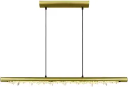 H&auml;ngeleuchte Felicitas in Messingfarben max. 15 Watt