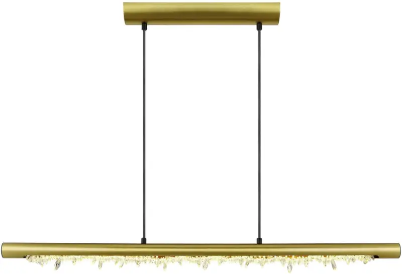 H&auml;ngeleuchte Felicitas in Messingfarben max. 15 Watt