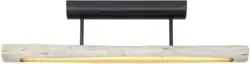 Deckenleuchte Mella in Natur/Schwarz max. 15 Watt Deckenlampe