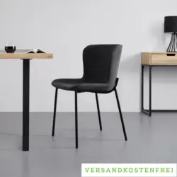 STUHL 'Noemie', dunkelgrau