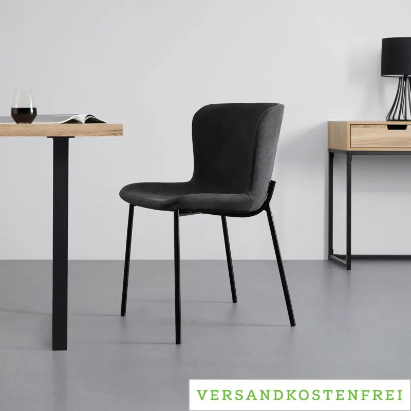 STUHL 'Noemie', dunkelgrau