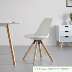 Stuhl 'Ricky', weiß