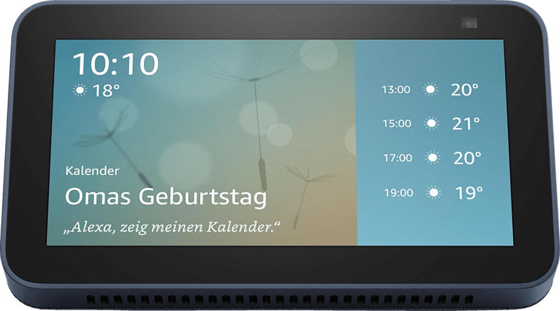 Echo Show 5 (2. Generation) Smart Display mit 2 MP Kamera, blau