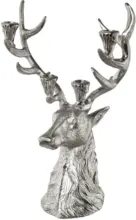 mömax Dornbirn - Ihr Trendmöbelhaus in Dornbirn Kerzenhalter Deer in Silberfarben, ca. 30cm