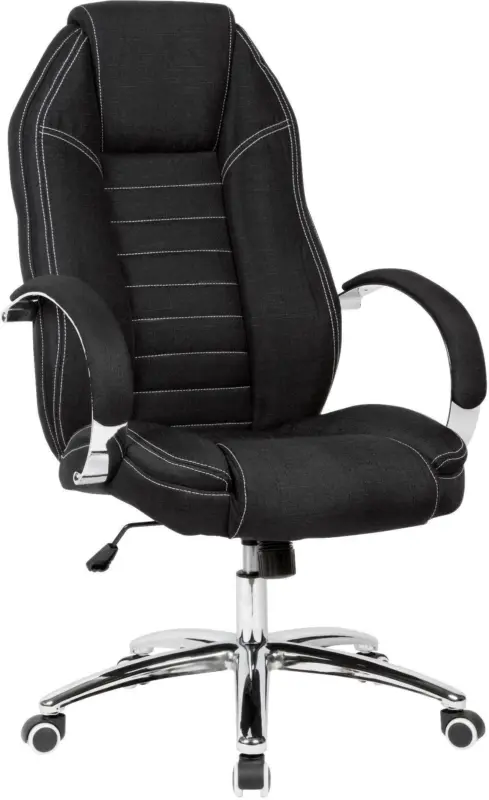 Chefsessel 'Jeansoptik', schwarz