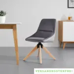 mömax Stuhl 'Shirin', dunkelgrau