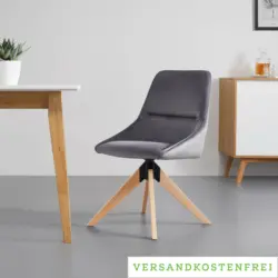 Stuhl 'Shirin', dunkelgrau