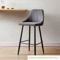 Barhocker 'Seko', dunkelgrau