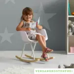 mömax Kinderschaukelstuhl 'Bobby', weiß