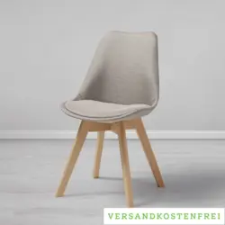 Stuhl 'Rocksi', hellgrau