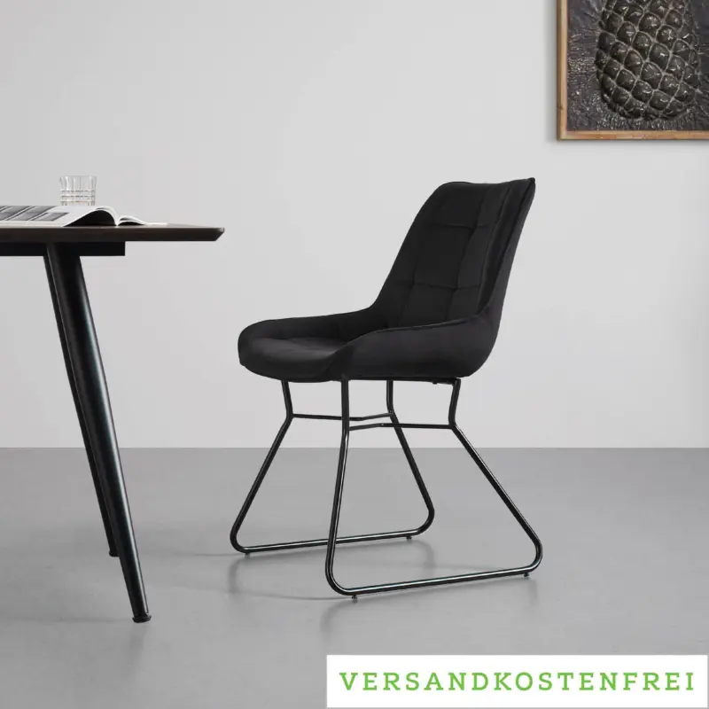 STUHL in schwarz 'Marina'