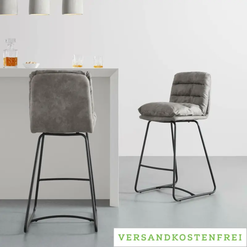 BARHOCKER 'Kona', grau
