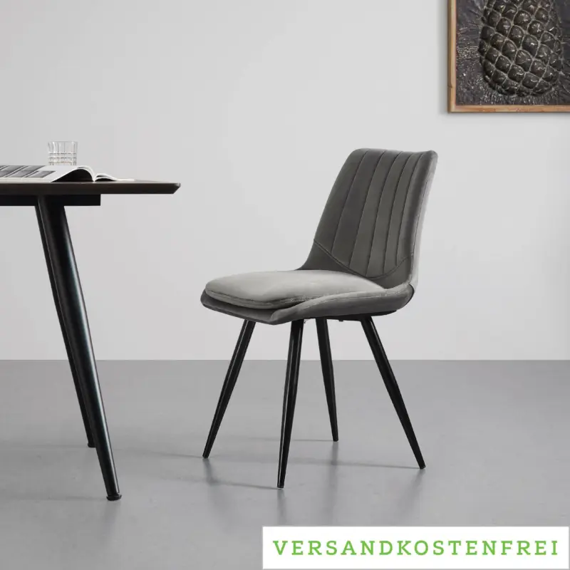 Stuhl 'Joy', grau