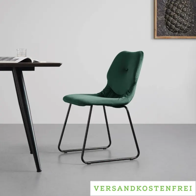 STUHL in grün 'Alica'