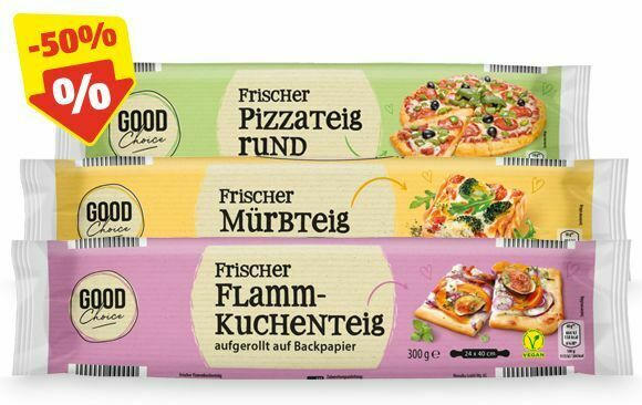 GOOD CHOICE Frische Teige, 550 g/300 g