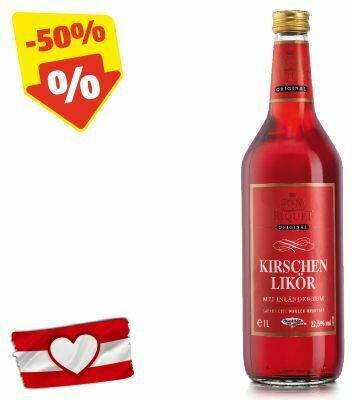 RIQUET Kirschenlikör mit Inländerrum, 1 l