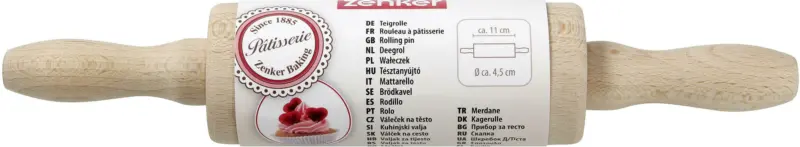 Teigrolle XMAS2 aus Buche