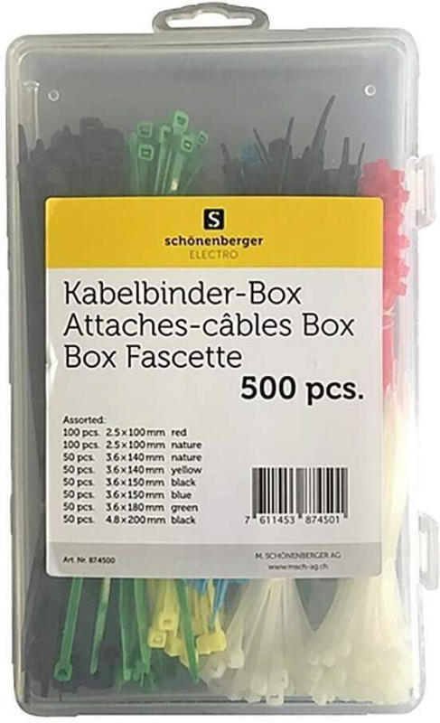 Kabelbinder-Box