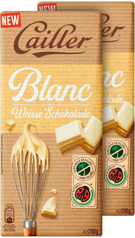 Caillier Dessert Blanc Weisse Schokolade 2 x 200 g -
