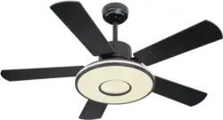 Deckenventilator Runola in Schwarz max. 32 Watt