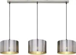 Hängeleuchte Sinni in Silberfarben max. 60 Watt