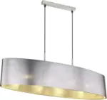 m&ouml;max H&auml;ngeleuchte Sinni in Silberfarben max. 60 Watt